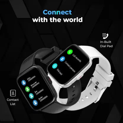 Gizmore GizFit BLAZE BT Calling Smartwatch | 1.69 Inch IPS Curved 500 NITS Display Smartwatch (Grey Strap, Regular) Gizmore GizFit BLAZE BT Calling Smartwatch | 1.69 Inch IPS Curved 500 NITS Display Smartwatch (Grey Strap, Regular)